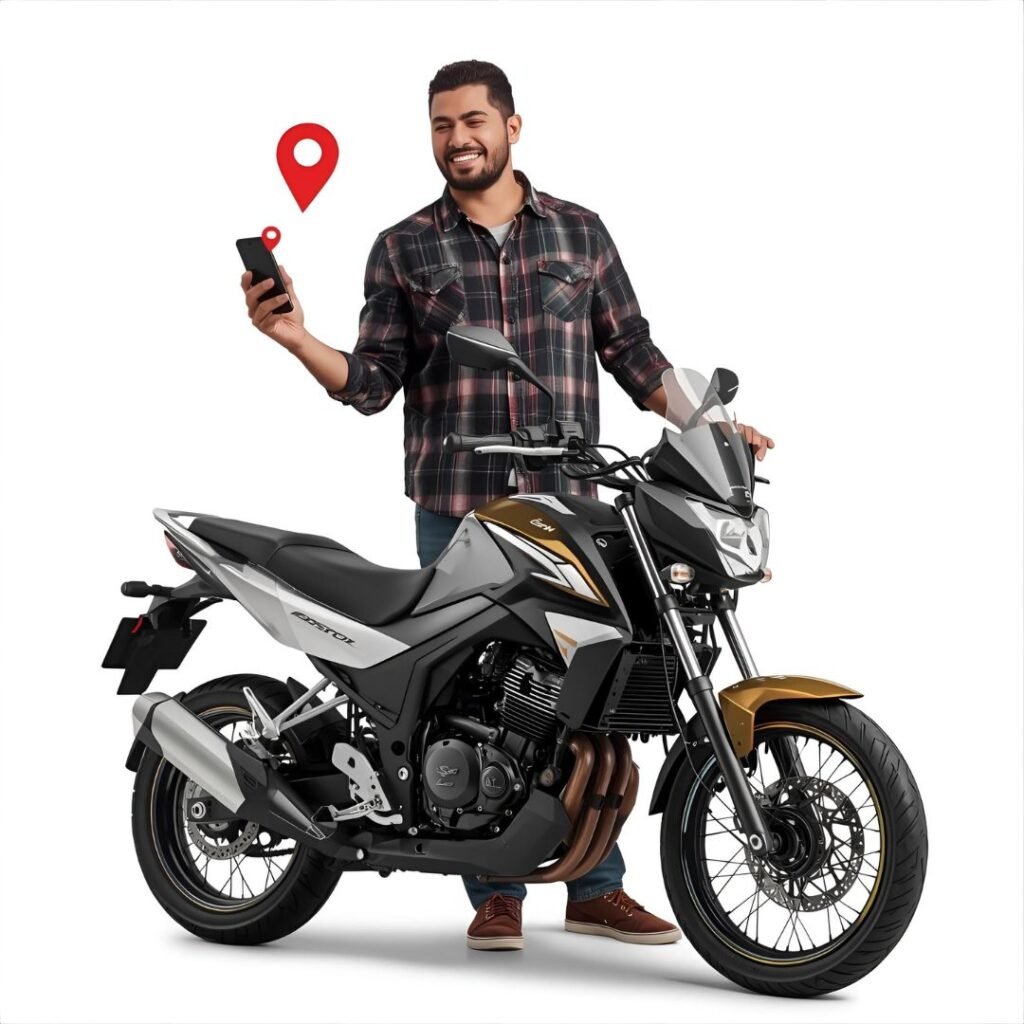 Anti theft device for bike